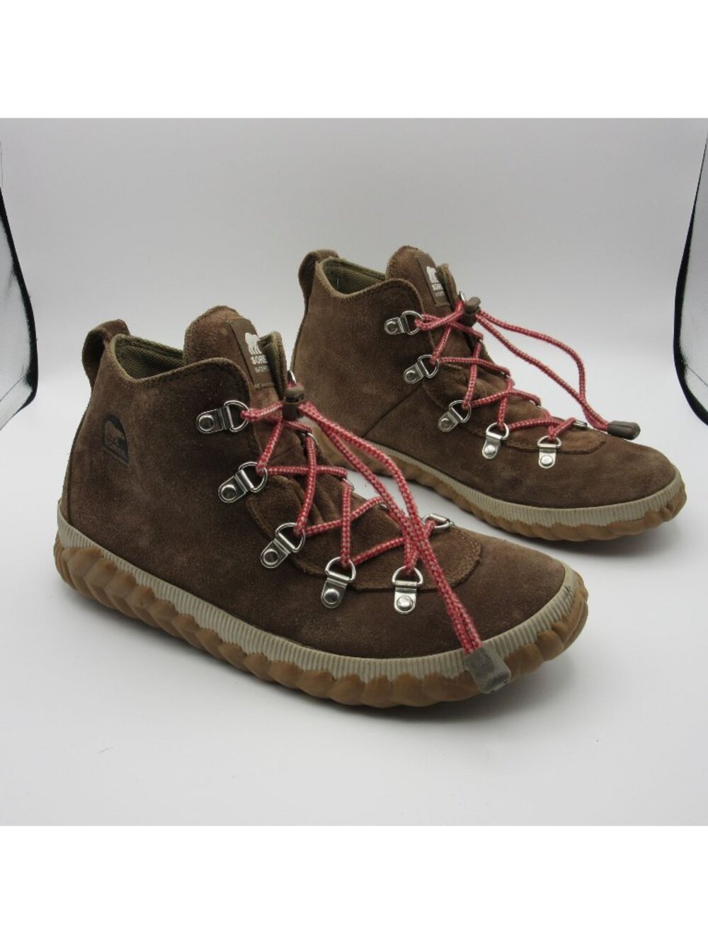 Sorel Chukka Boots Waterproof Suede Ankle Rubber Sole Womens Size 7